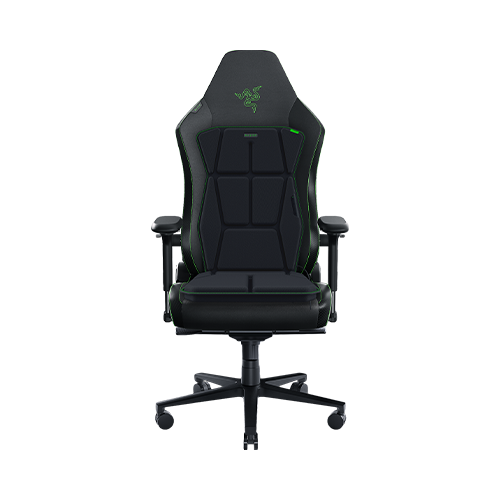 Razer Haptic Iskur V2 X Bundle - Schwarz / Grün - Stoff
