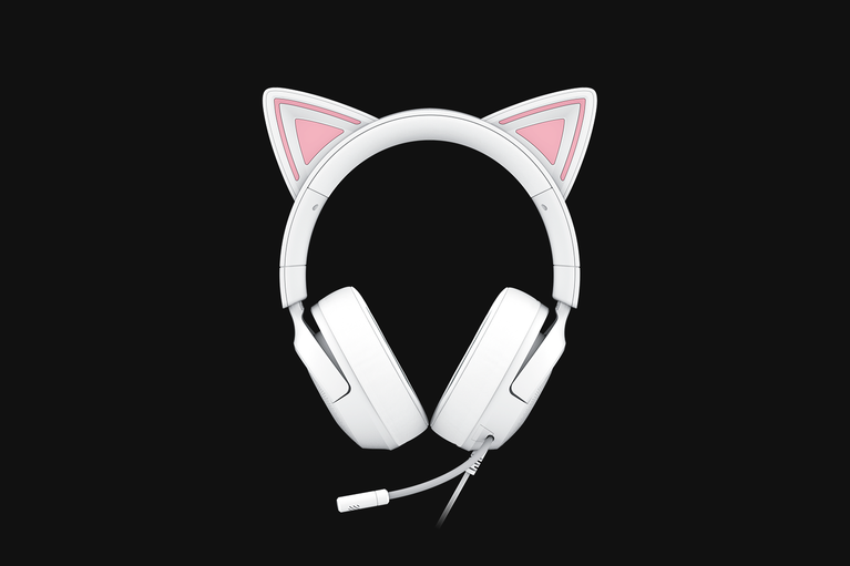 Razer Kraken Kitty V3 X - White -view 1