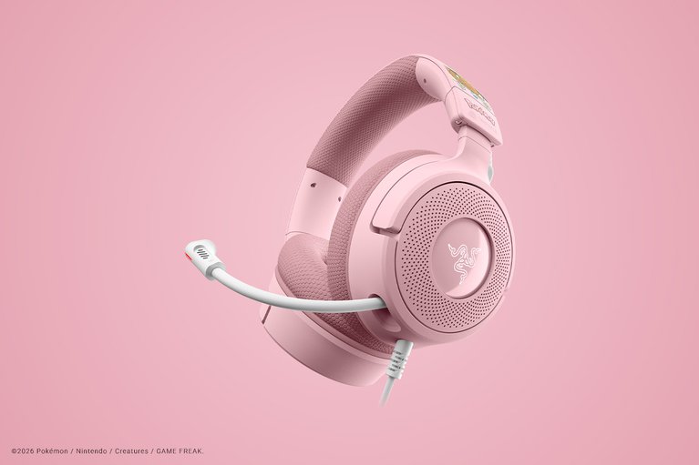 Razer Kraken V4 X - Pikachu & Eevee Edition -view 1