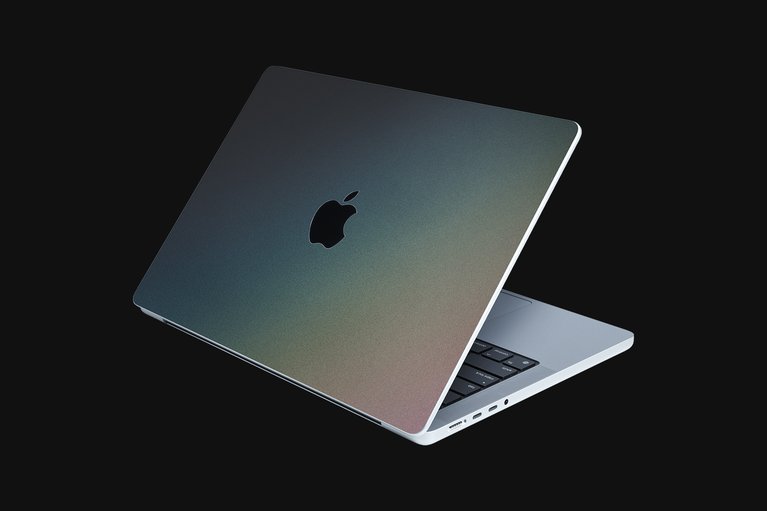 Razer Skins - MacBook Pro 14 - Pearlescent Steel - Top -view 1