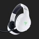 Razer Kaira Pro for Xbox (White) - Black Background with Light (Lower-Angled View)