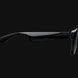 Razer Anzu Smart Glasses (Rounded) L (Blue Light And Sunglasses) - Black Background with Light (Side View)