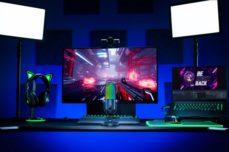Razer Seiren V3 Chroma 32-Bit DSP - Black -view 1
