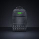 Razer Concourse Pro Backpack 17.3 - Black Background with Light (Front View)
