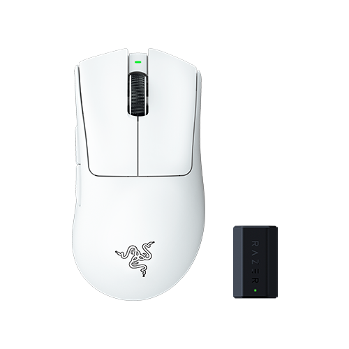 Kuva tulossa: Razer DeathAdder V3 Pro - White - Classic Base - 8000 Hz