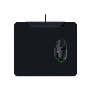 Razer Basilisk V4 HyperSpeed - Black + HyperFlux V2 Wireless Charging System - Cloth Edition