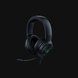 Razer Kraken V3 X Tilted - Black Background with Light (Angled View)