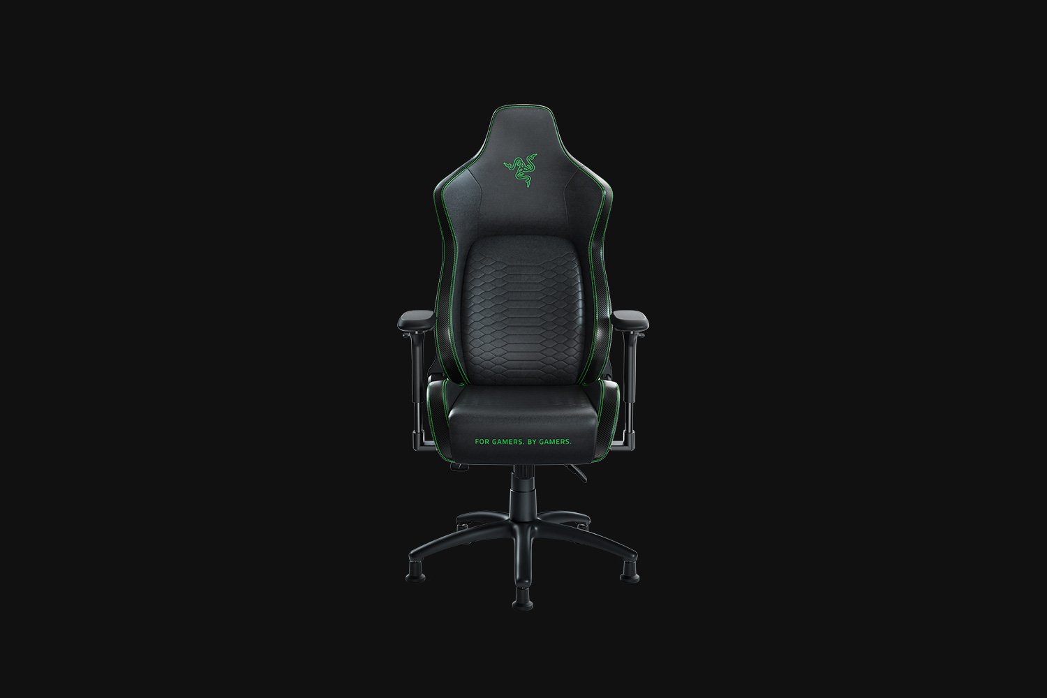 Razer Universal Chair Castor Studs with Razer Iskur (Front View)