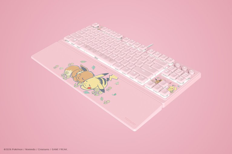Razer Ornata V3 Tenkeyless - US - Pikachu & Eevee Edition -view 1