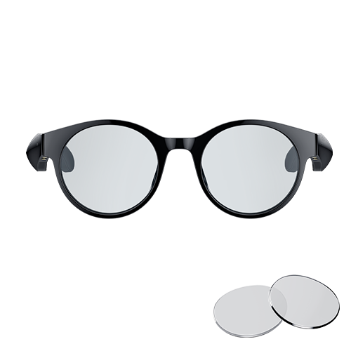Lifestyle eyewear with built-in headphones for immersive audio