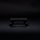 Razer Laptop Stand (Black) - Black Background with Light (Front View)