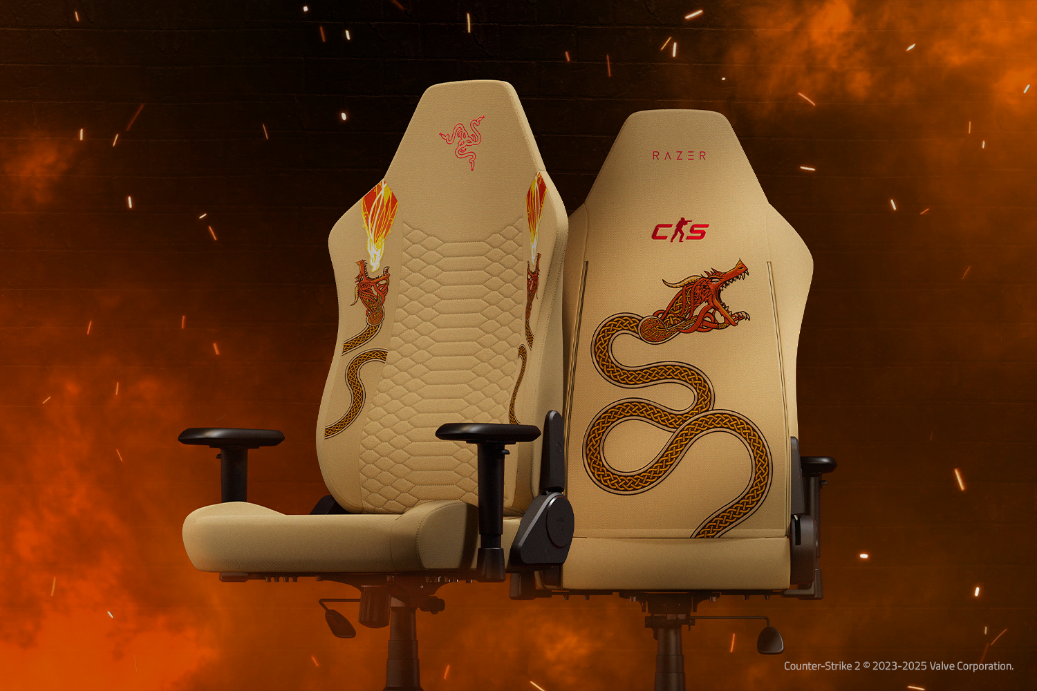 Razer Iskur V2 X - Counter-Strike 2 Edition - Fabric