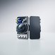 Razer Sneki Snek Fridge Magnet (Shhh) - Silver Background with Light (Front and Back Angled View)