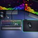 Razer BlackWidow Elite (Green) US on Razer Gaming Workstation (Top-Down View)