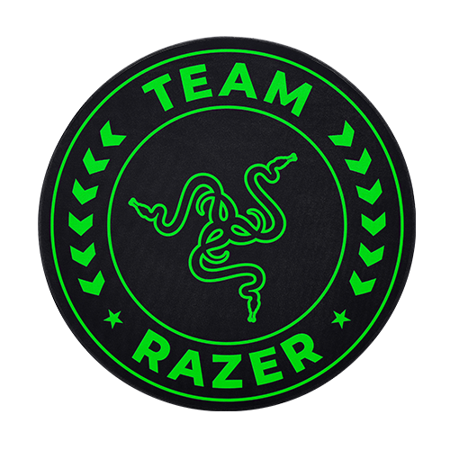 Team Razer Floor Rug - Negro / Verde