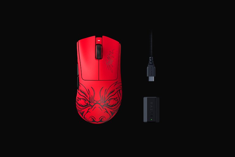 Razer DeathAdder V3 Pro Faker Edition + HyperPolling Wireless Dongle -view 1