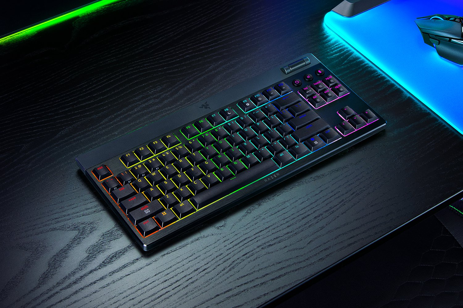 Razer BlackWidow V4 Low-Profile Tenkeyless HyperSpeed - Switch verdi - US